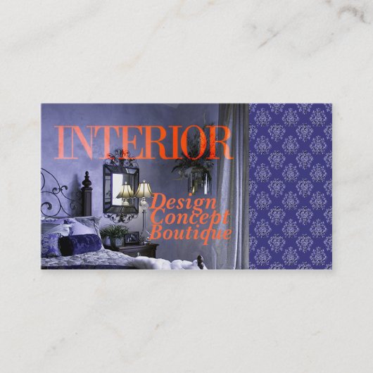 インテリア – 名刺 (正面)