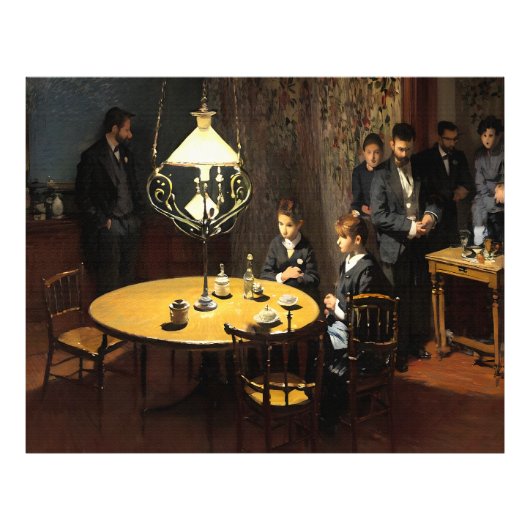 インテリア、夕食後 フォトプリント            (正面)