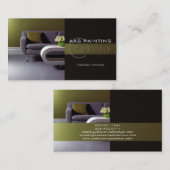 インテリア、外部デザイナ 名刺 (正面/裏面)