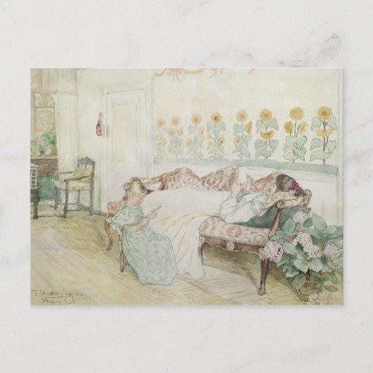 インテリア, 1898 ポストカード (正面)