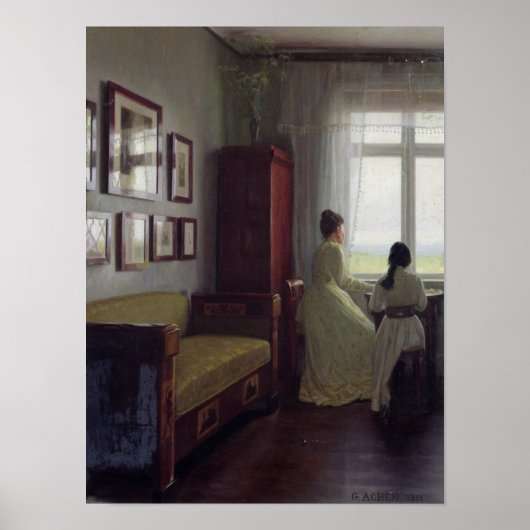 インテリア, 1901 ポスター (正面)