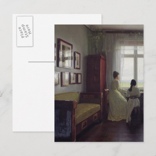 インテリア, 1901 ポストカード (正面/裏面)
