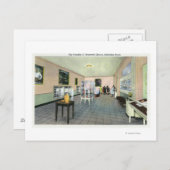 インテリアFDR図書室の様子 ポストカード (正面/裏面)