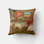 インテリアof Restaurant by Vincent van ゴッホ クッション (裏面)