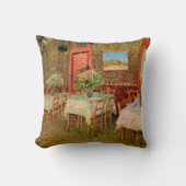 インテリアof Restaurant by Vincent van ゴッホ クッション (正面)