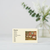 インテリアof Restaurant by Vincent van ゴッホ 名刺 (スタンド正面)