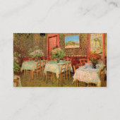 インテリアof Restaurant by Vincent van ゴッホ 名刺 (裏面)