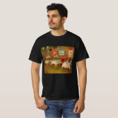 インテリアof Restaurant by Vincent van ゴッホ Tシャツ (正面フル)
