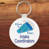 インテークコーディネーターのために大声で叫ぶ キーホルダー (正面)