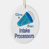インテークプロセッサの声を上げる セラミックオーナメント (右)
