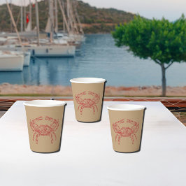 インテージレッドカニ 紙コップ