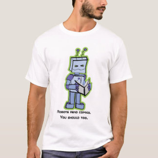 インディの漫画の検討-ロボットワイシャツ Tシャツ