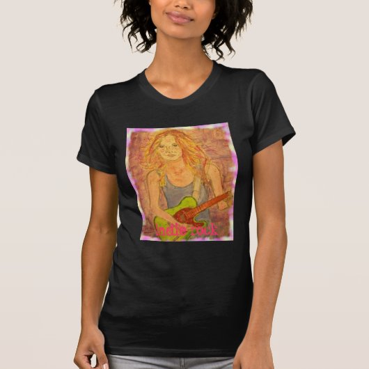 インディの石の女の子 Tシャツ (正面)