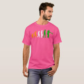 インディアクリケット選手の進化インディアクリケットチーム Tシャツ (正面フル)