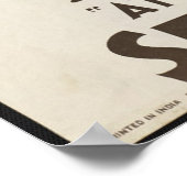 インディアダージェリングヴィンテージ旅行ポスターアドレトロ ポスター (角)