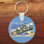 インディアナからのご挨拶! キーホルダー (正面)