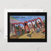 インディアナからの挨拶 ポストカード (正面/裏面)