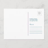 インディアナに移転しました インビテーションポストカード (裏面)