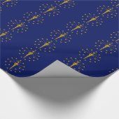 インディアナのバナーパターン ラッピングペーパー (角)