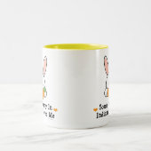 インディアナのバニーは私をマグ愛します ツートーンマグカップ (中央)