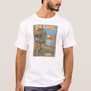 インディアナの再度背部家 Tシャツ