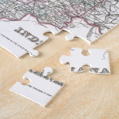 インディアナの地図。 ヨセフHutchins Colton ジグソーパズル (側面)