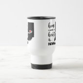 インディアナの家はハートがある トラベルマグ (中央)