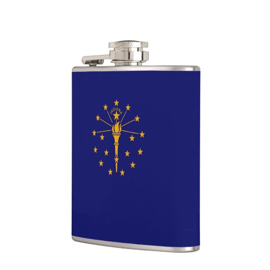 インディアナの州の旗のデザイン フラスク (左)