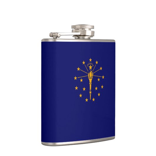 インディアナの州の旗のデザイン フラスク (右)
