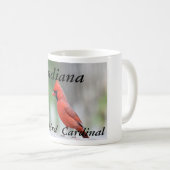 インディアナの州鳥の写真のマグ コーヒーマグカップ (正面右)