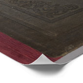 インディアナの新しい地形図と地名辞典 ポスター (角)