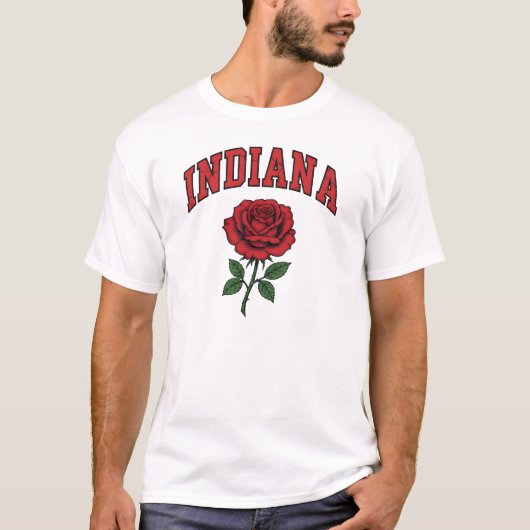 インディアナの誇りあふれる花々 Tシャツ (正面)