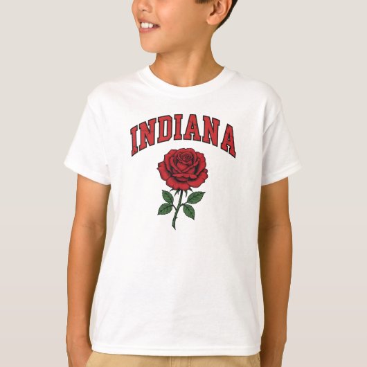インディアナの誇りが花開く Tシャツ (正面)