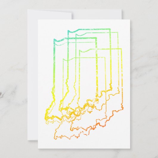 インディアナぼやけル 招待状 (正面)