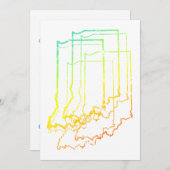 インディアナぼやけル 招待状 (正面/裏面)