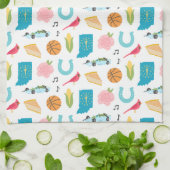 インディアナアイコン キッチンタオル (折り畳み)