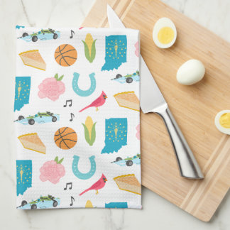 インディアナアイコン キッチンタオル