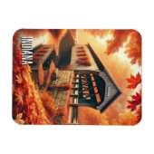 インディアナカバー橋 マグネット (横)