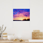 インディアナカラフルサンセット ポスター (キッチン)