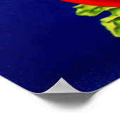 インディアナキングトマトのラベル ポスター (角)