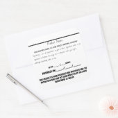 インディアナコテージ法のステッカーホームベースの食べ物 スクエアシール (封筒)