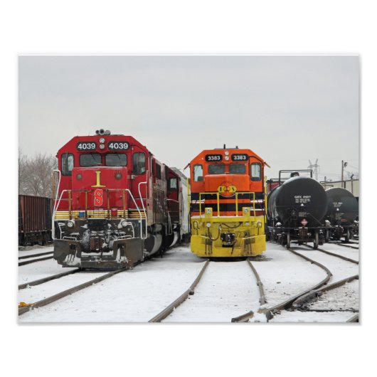 インディアナサザンレイルウェイプリント フォトプリント            (正面)