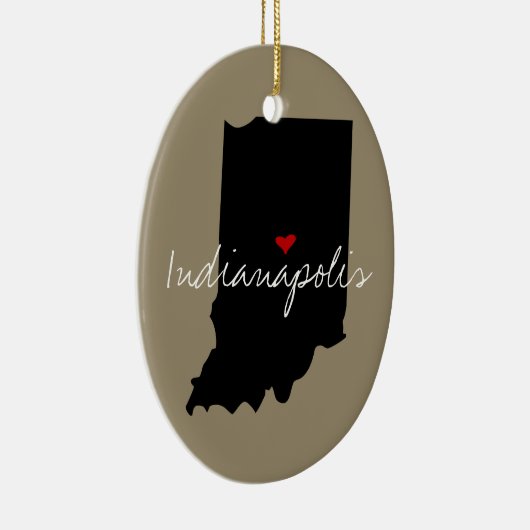 インディアナタウン セラミックオーナメント (右)
