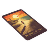 インディアナデュネスナショナルパークトラベルアートヴィンテージ マグネット (右側)