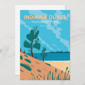 インディアナデュネスナショナルパークヴィンテージ シーズンカード (正面/裏面)