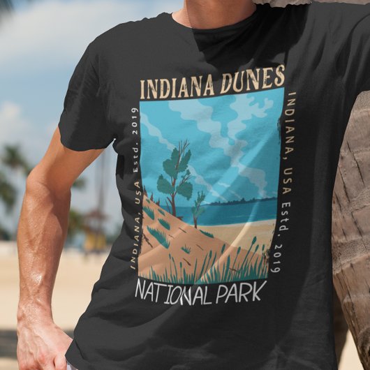 インディアナデュネスナショナルパーク動揺してヴィンテージ Tシャツ