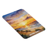 インディアナデュネス国立公園ウォーター絵画カラー マグネット (右側)