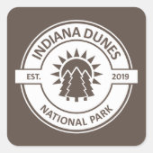 インディアナデュネス国立公園サンツリーズ スクエアシール (正面)
