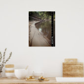 インディアナデュネス国立公園風光明媚なクリーク写真 ポスター (キッチン)