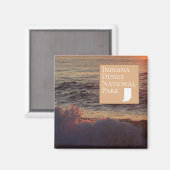 インディアナデュネス国立公園 – ビーチ波動 マグネット (正面/裏面)
